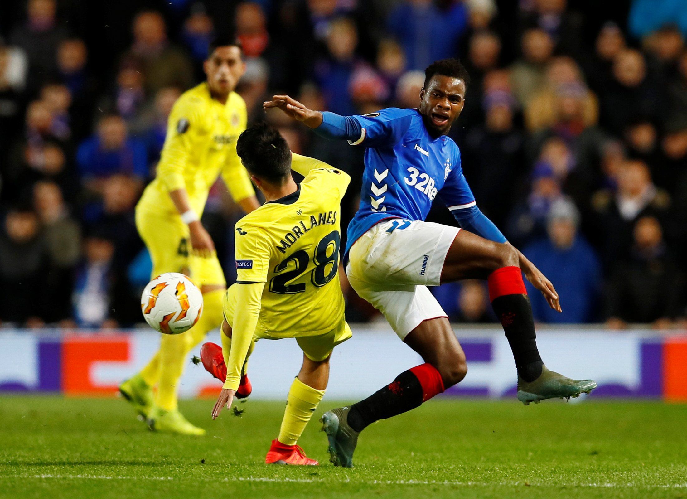 Rangers fans bash Coulibaly display vs Villarreal | FootballFanCast.com