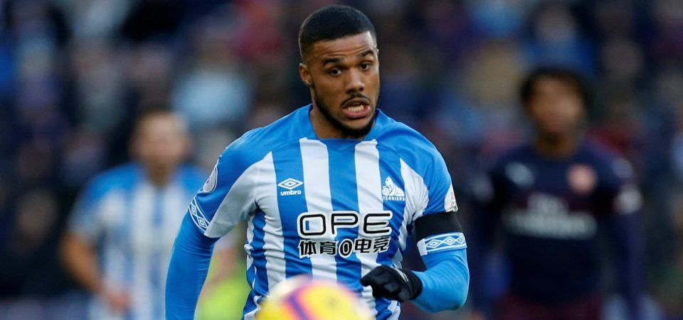 Elias Kachunga indicates that he knows Huddersfield are doomed
