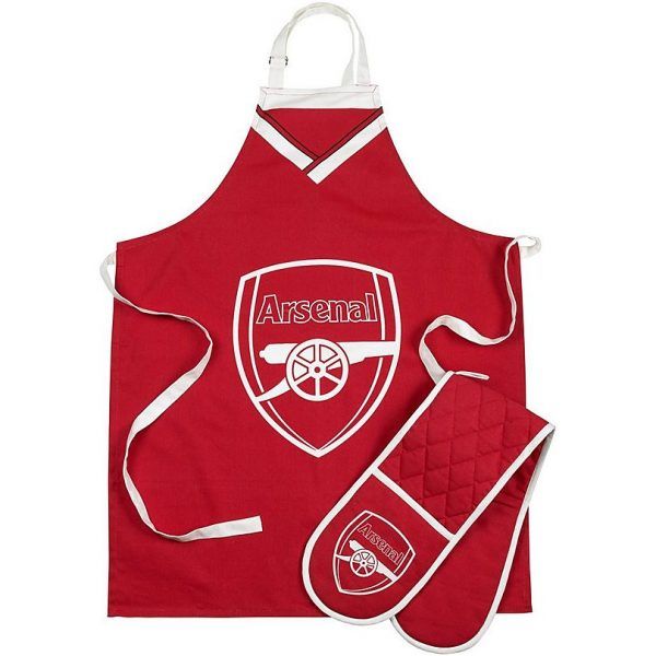 Arsenal Apron & Oven Glove set