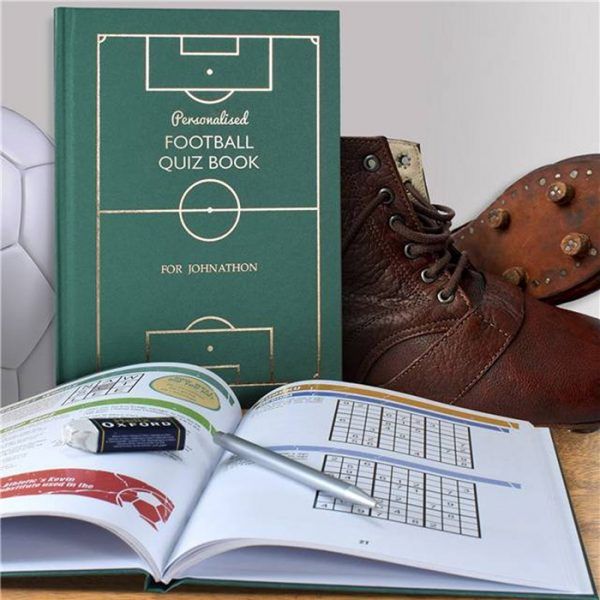 Personalised Football Quiz Book