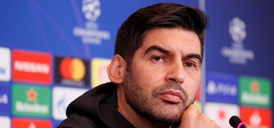 Paulo Fonseca worryingly won't bring trusted staff with him to Spurs
