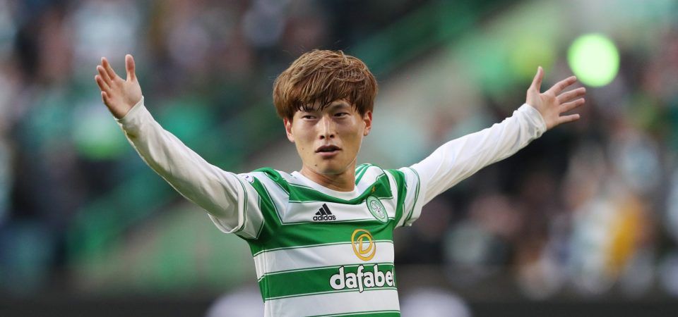 Celtic: Kyogo Furuhashi struggles on the left