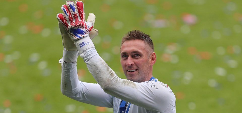 Rangers have offered a new deal to Allan McGregor