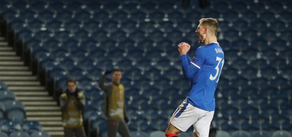 Rangers: Borna Barisic pictured in training