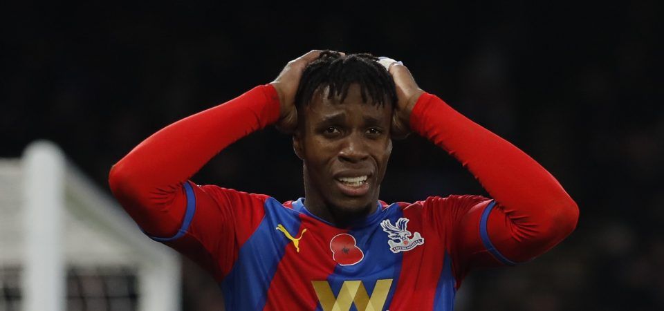Crystal Palace: Contract talks with Wilfried Zaha take a turn