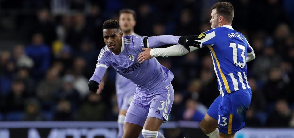 Junior Firpo endures nightmare for Leeds United in Brighton draw