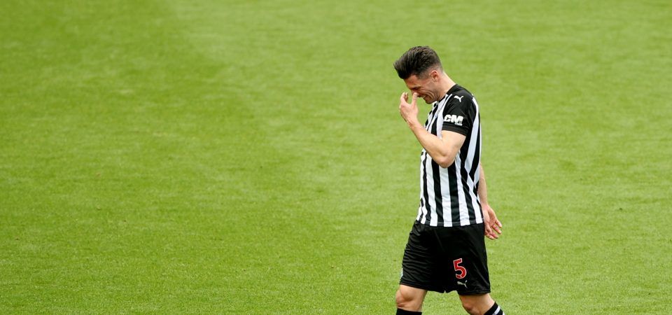 Newcastle: Fabian Schar a doubt for Burnley clash