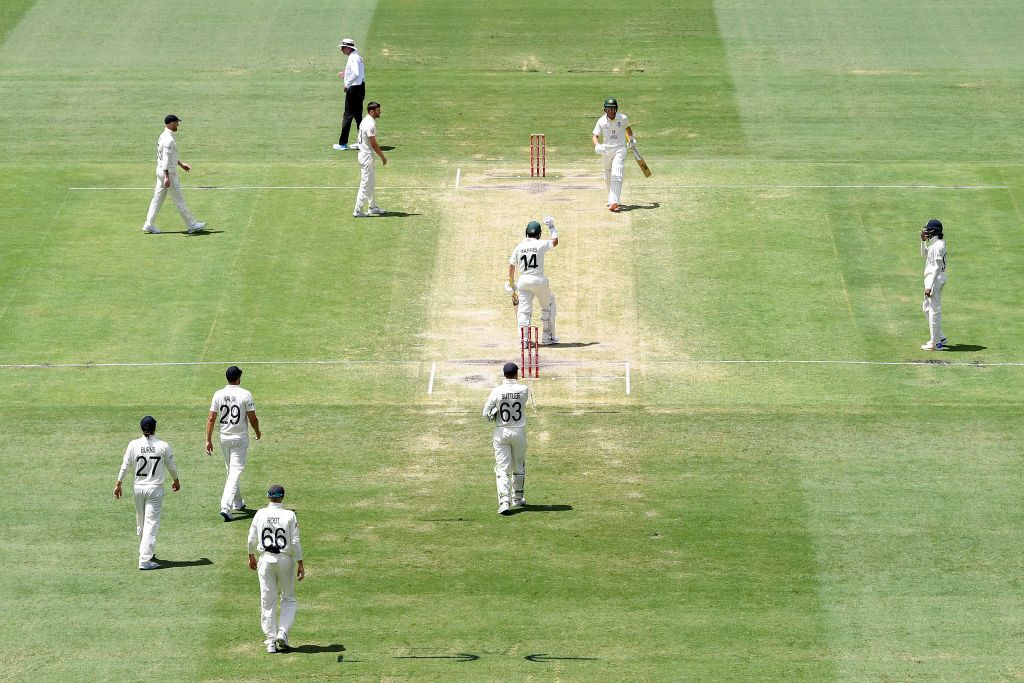 Action from Test 1 Day 4 of the Ashes 2021 between England and Australia