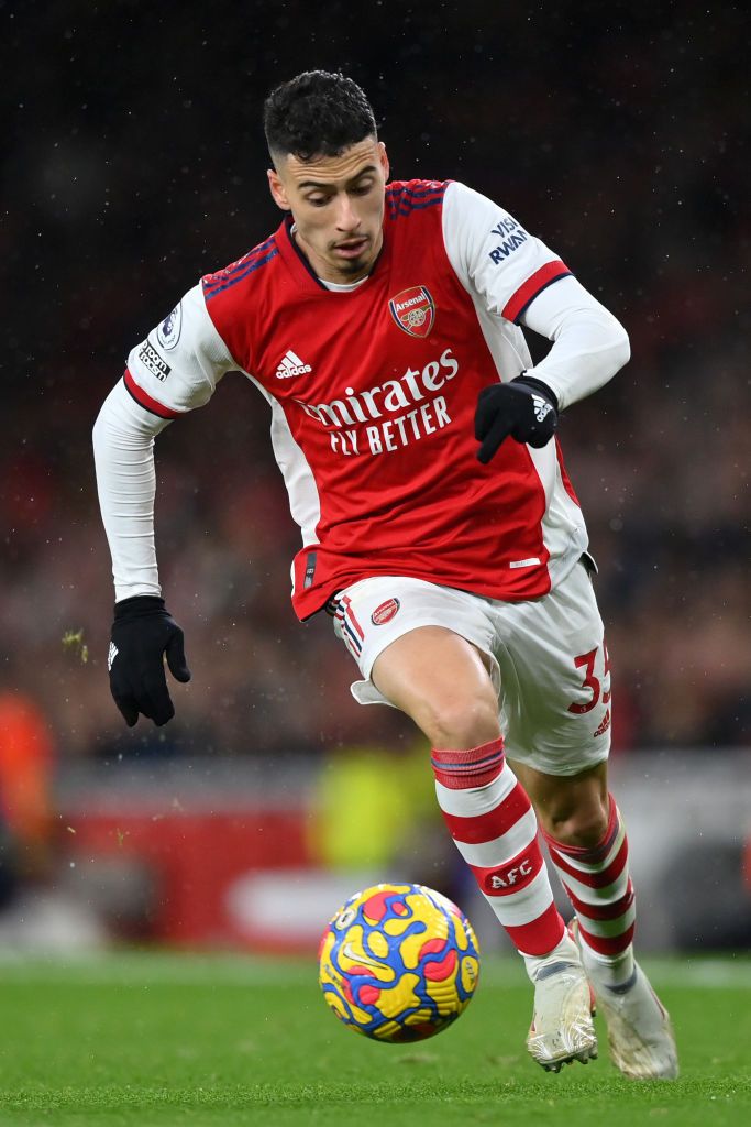 Gabriel Martinelli in action for Arsenal against Southampton