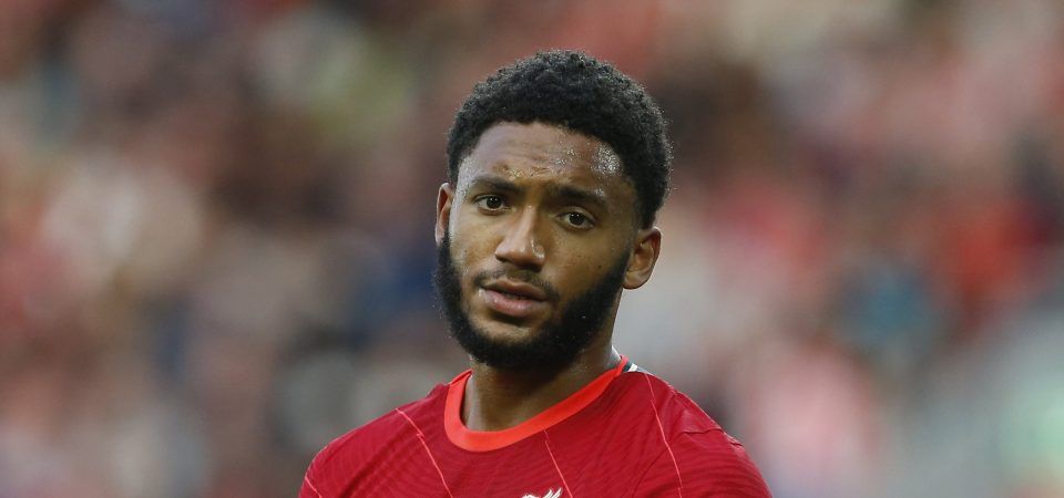 Aston Villa linked with a swoop for Liverpool's Joe Gomez