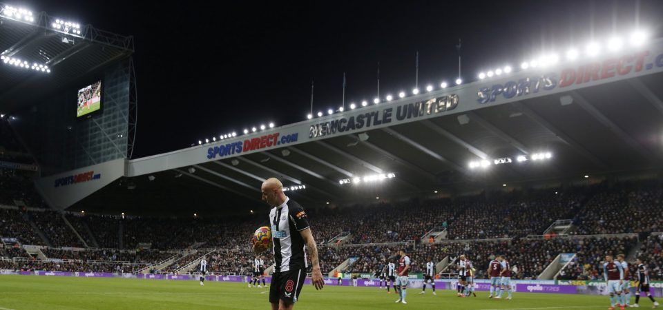 Newcastle officially remove Sports Direct signs