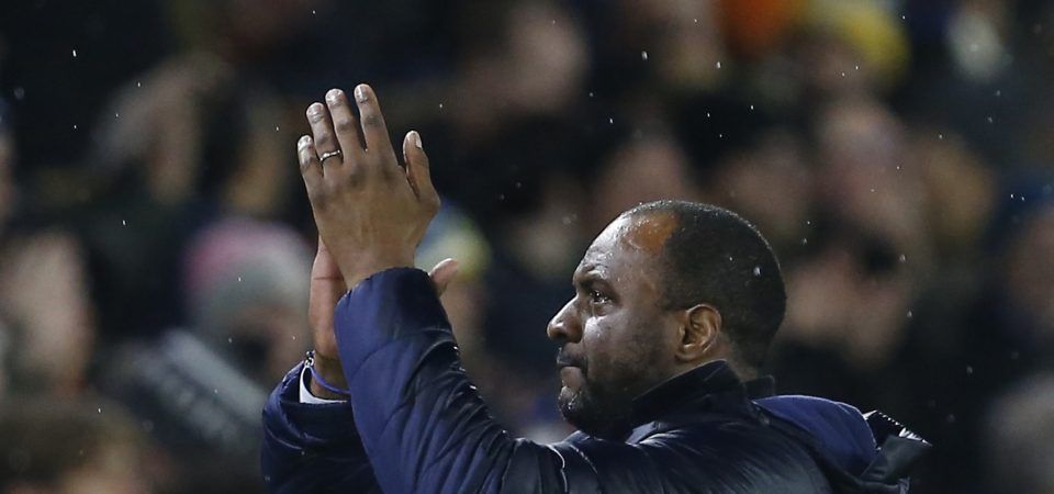 Crystal Palace: Vieira reveals injury blow ahead of Brentford clash