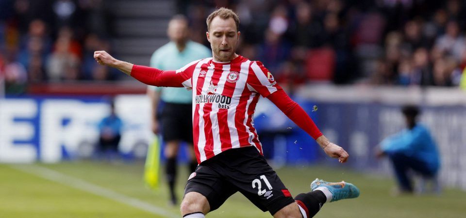 Newcastle have held talks with Christian Eriksen's agent