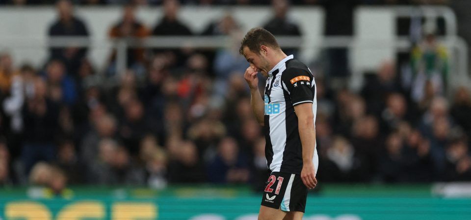 Newcastle United dealt Ryan Fraser injury blow