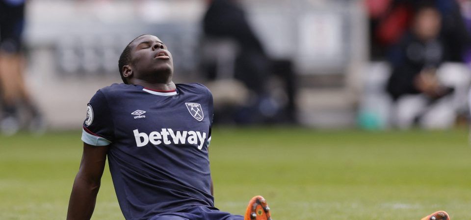 West Ham dealt potential Kurt Zouma injury blow