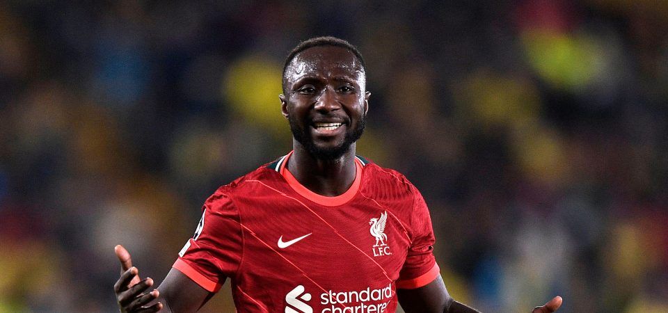 Liverpool have stopped contract talks with Naby Keita