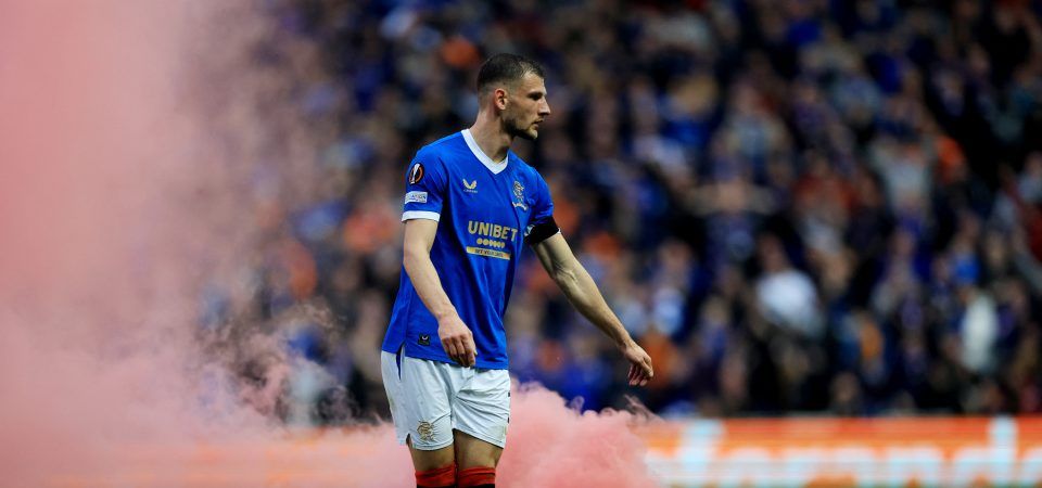 Rangers: Borna Barisic was disappointing on Thursday