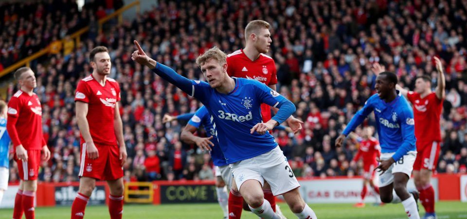 Rangers played disasterclass with English centre-back in 2019