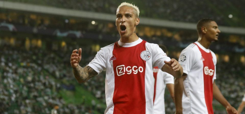 Manchester United plot bid for Ajax's Antony