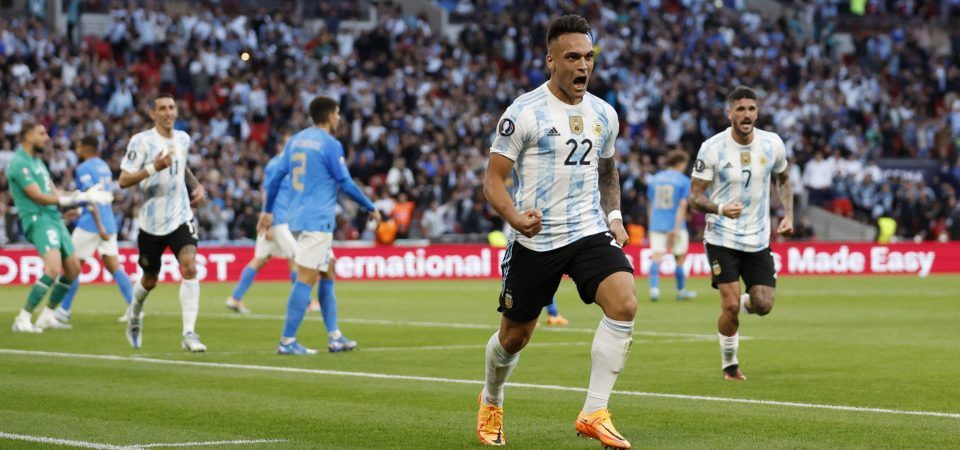 Spurs could "definitely" sign Lautaro Martinez