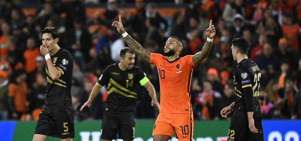 Spurs are not in talks to sign Barcelona's Memphis Depay