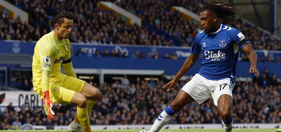 Alex Iwobi was Everton's main man vs West Ham