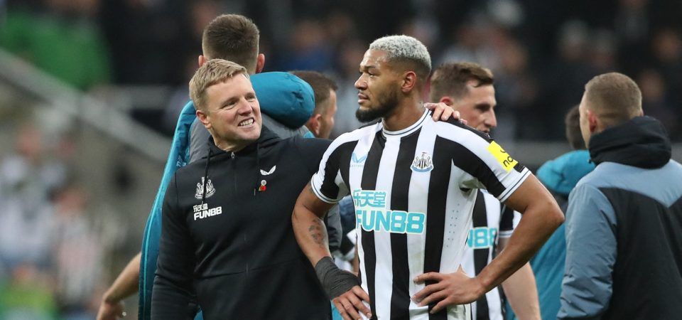 Newcastle hit with Joelinton suspension blow ahead of Southampton clash