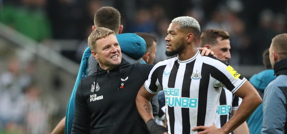 Newcastle: Craig Hope claims PIF have given Eddie Howe call on Joelinton decision