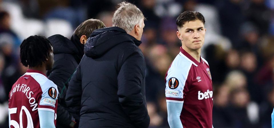 West Ham: Freddie Potts could be set to feature vs FCSB
