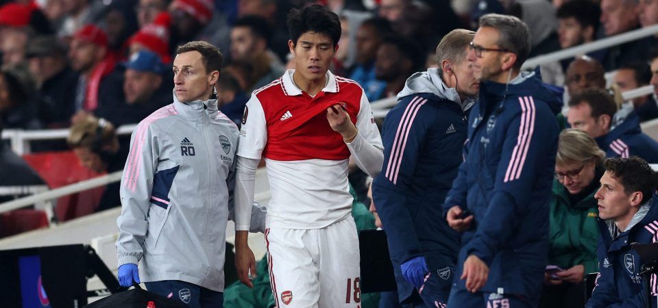 Arsenal: Mikel Arteta handed Takehiro Tomiyasu injury boost