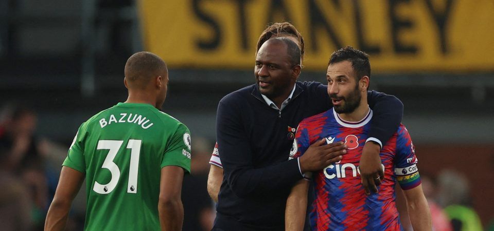 Palace: Vieira should unleash Milivojevic vs Newcastle