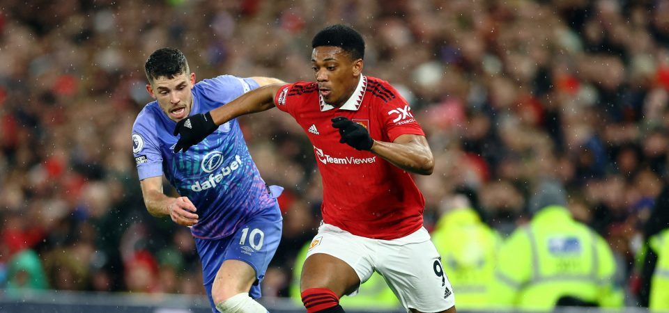 Man United: Anthony Martial was a "no-show" vs Bournemouth
