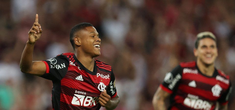 Newcastle continuing talks to sign Matheus Franca from Flamengo